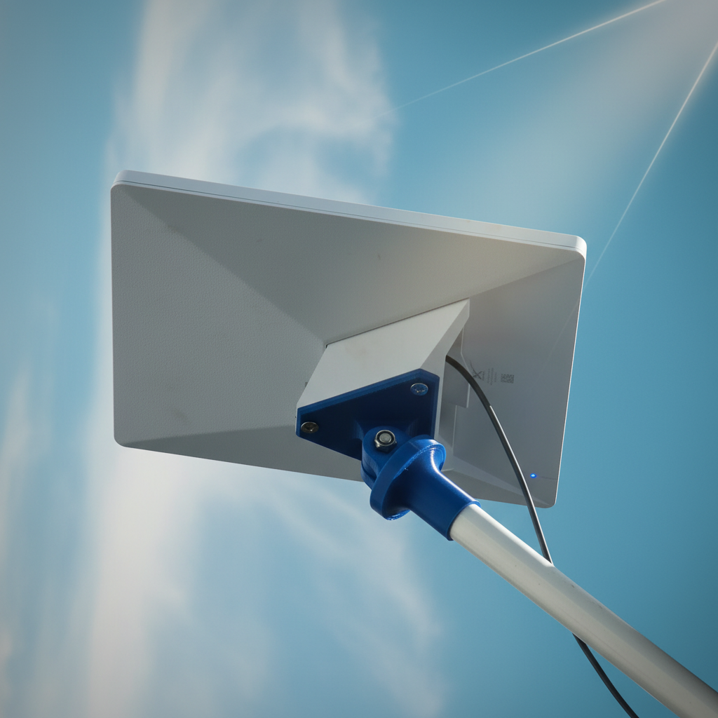 Suporte de Parede Antena Starlink Mini